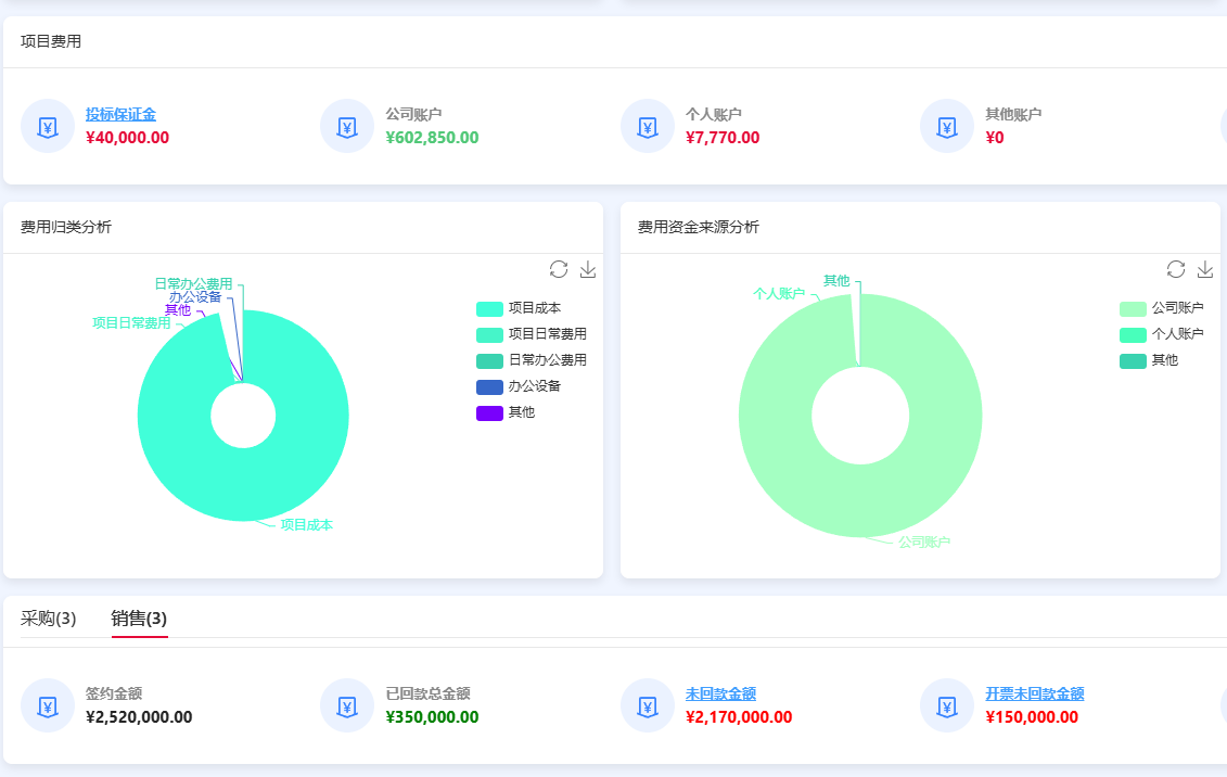 展云科技辦公平臺(tái)軟件界面